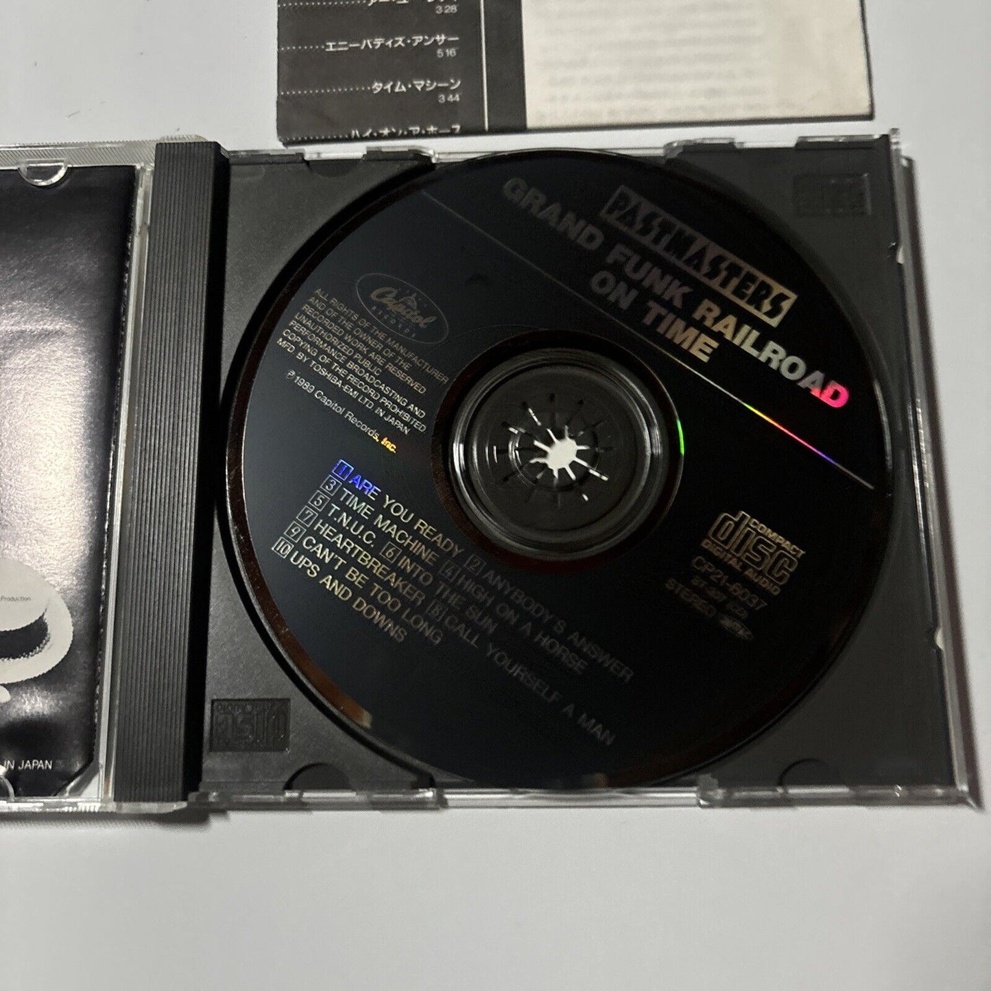 Grand Funk Railroad - On Time (CD, 1989) Japan CP21-6037