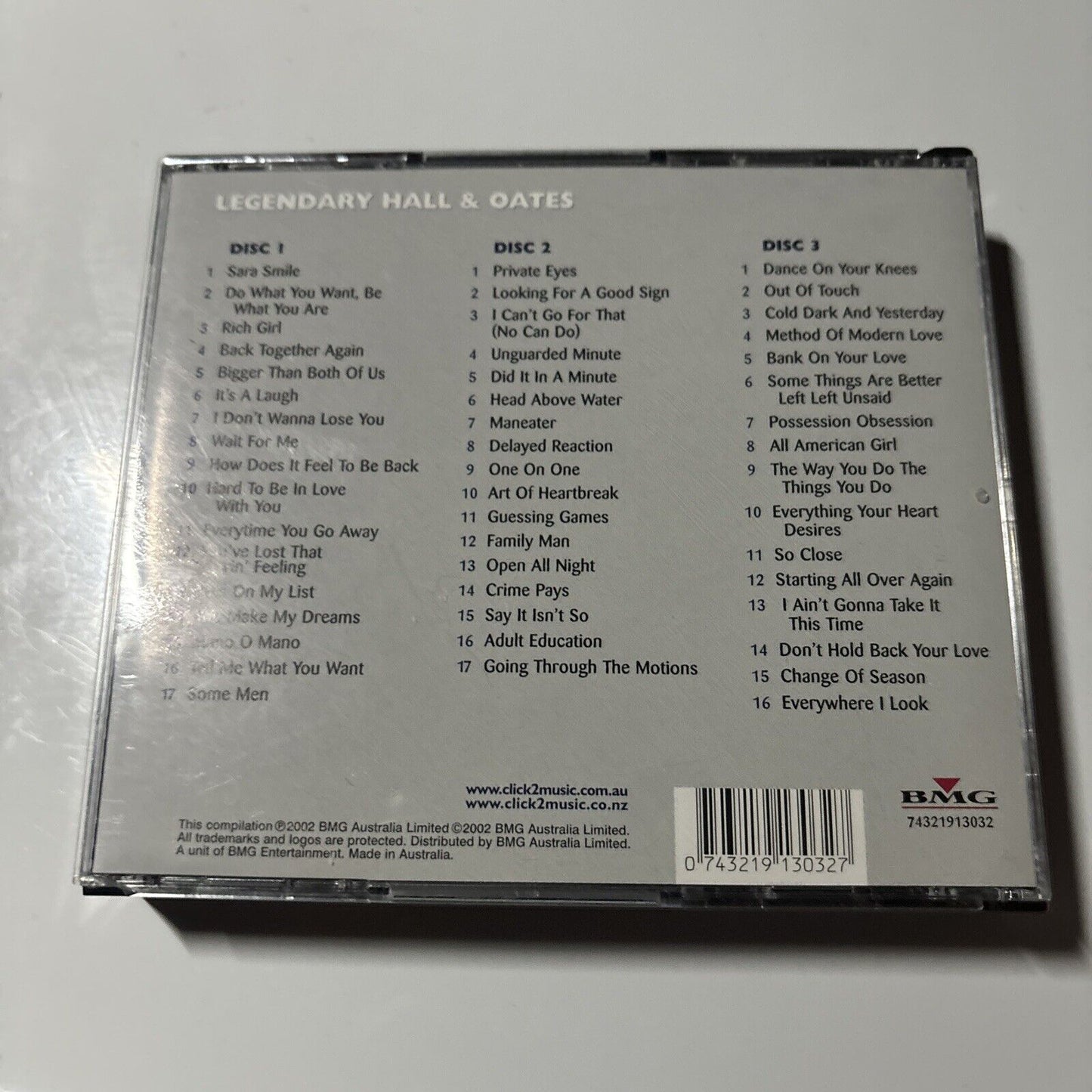 Hall & Oates - Legendary Hall & Oates (CD, 2002) RCA