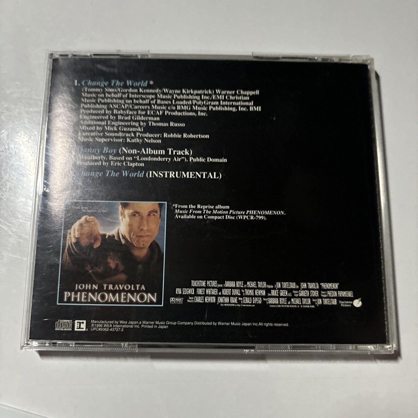 Eric Clapton - Change The World (CD, 1996) Japan WPCP-810