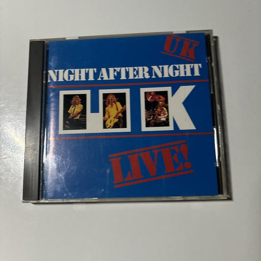 U.K. - Night After Night (CD, 1988) Japan VJD-28050