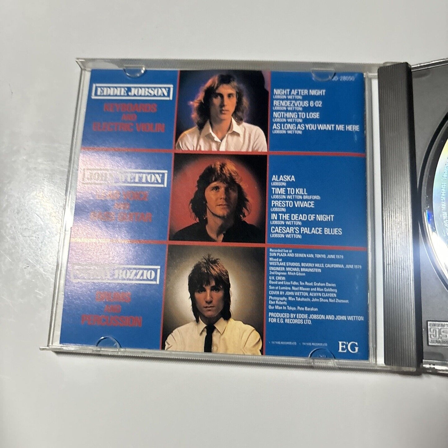 U.K. - Night After Night (CD, 1988) Japan VJD-28050