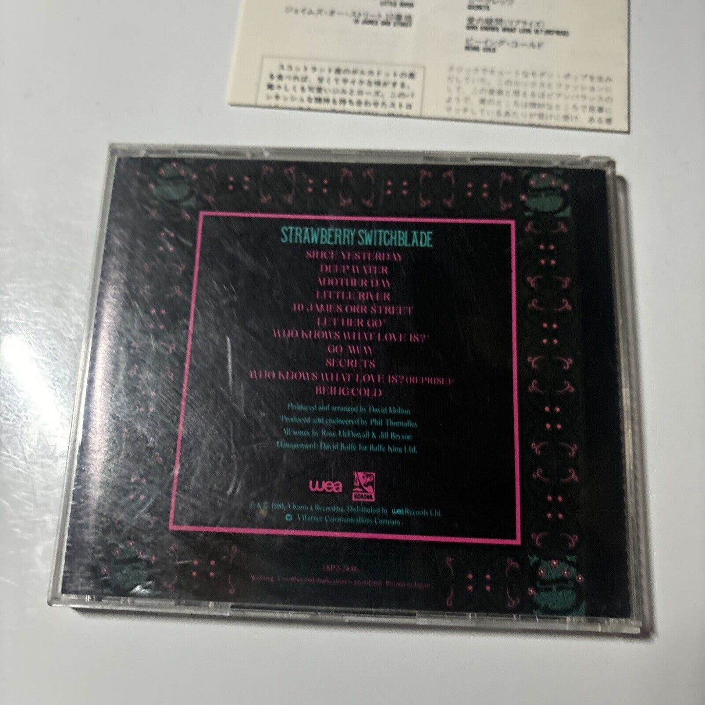 Strawberry Switchblade - Strawberry Switchblade (CD, 1989) Japan 18p2-2856