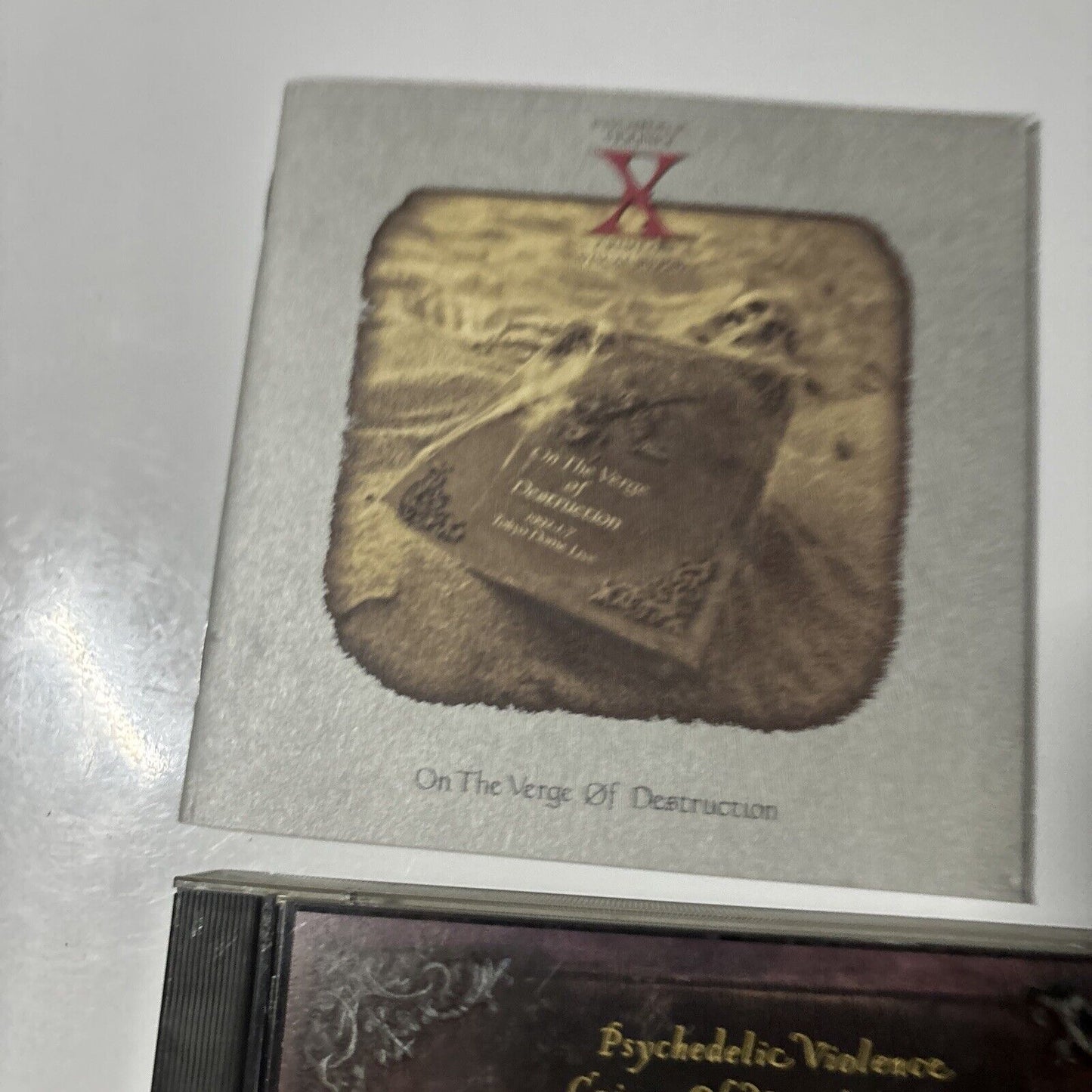 X - On The Verge Of Destruction Live at Tokyo Dome (CD, 1992) Japan KSC2-105~6