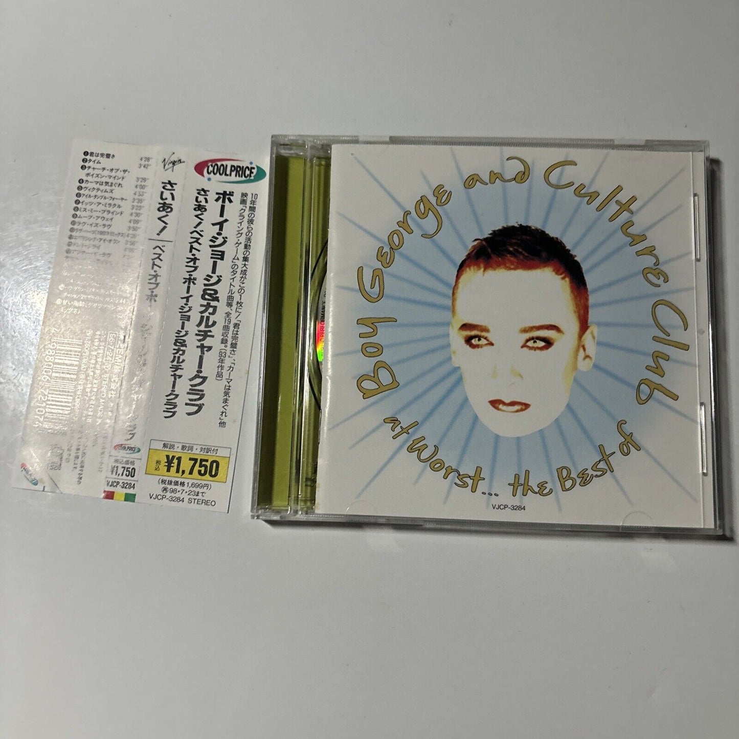 Boy George And Culture Club - At Worst... The Best Of (CD, 1996) Japan vjcp-3284