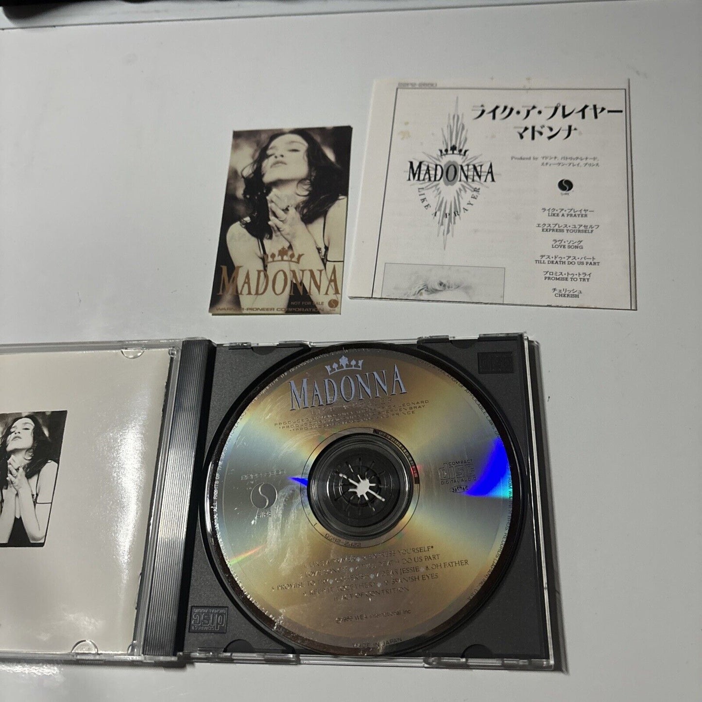 Madonna - Like A Prayer (CD, 1989) Japan 22p2-2650