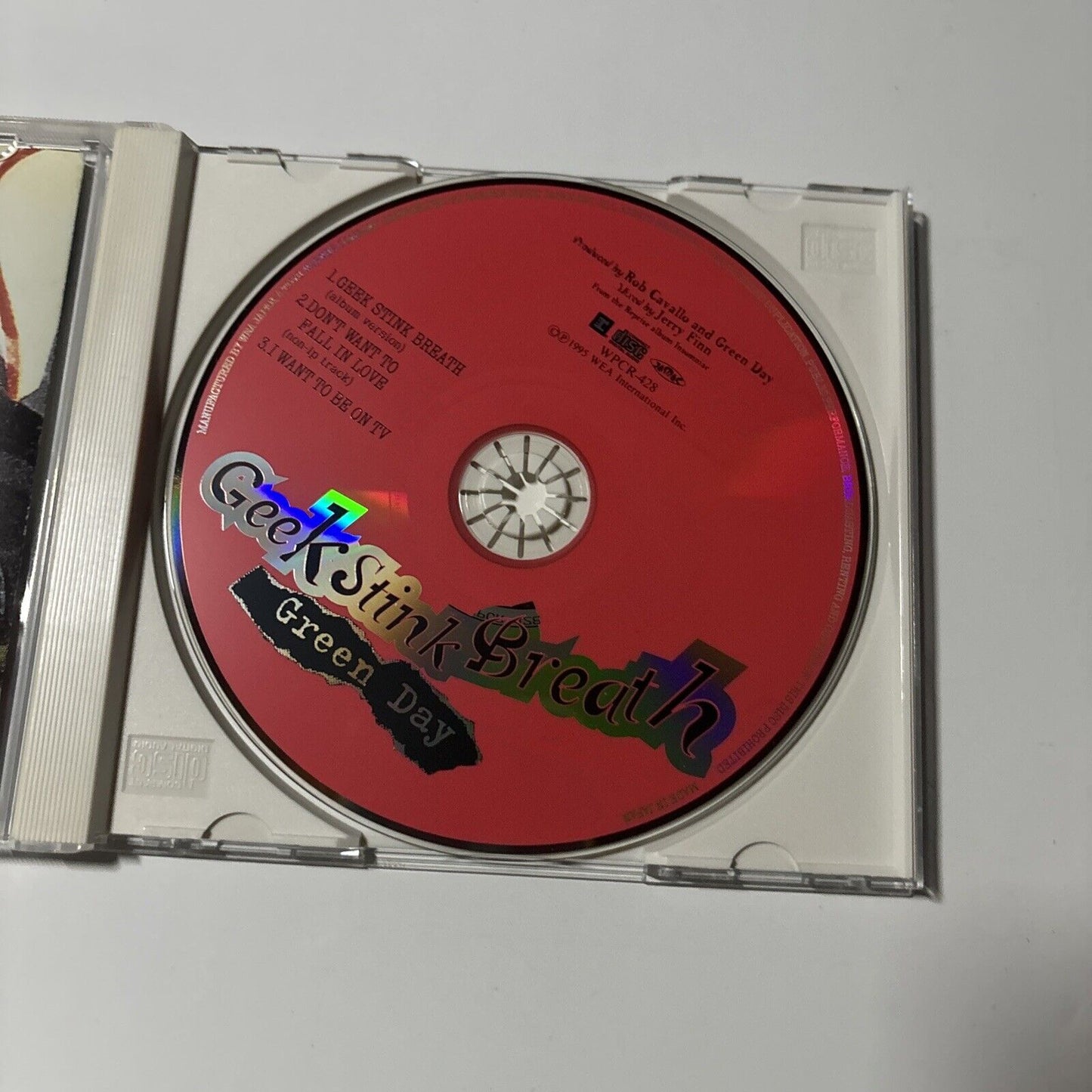Green Day - Geek Stink Breath (CD, 1995) Japan wpcr-428 Reprise Records