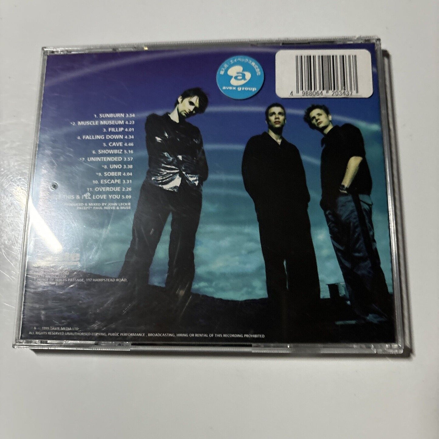 Muse - Showbiz (CD, 1999)  tmcd-1001