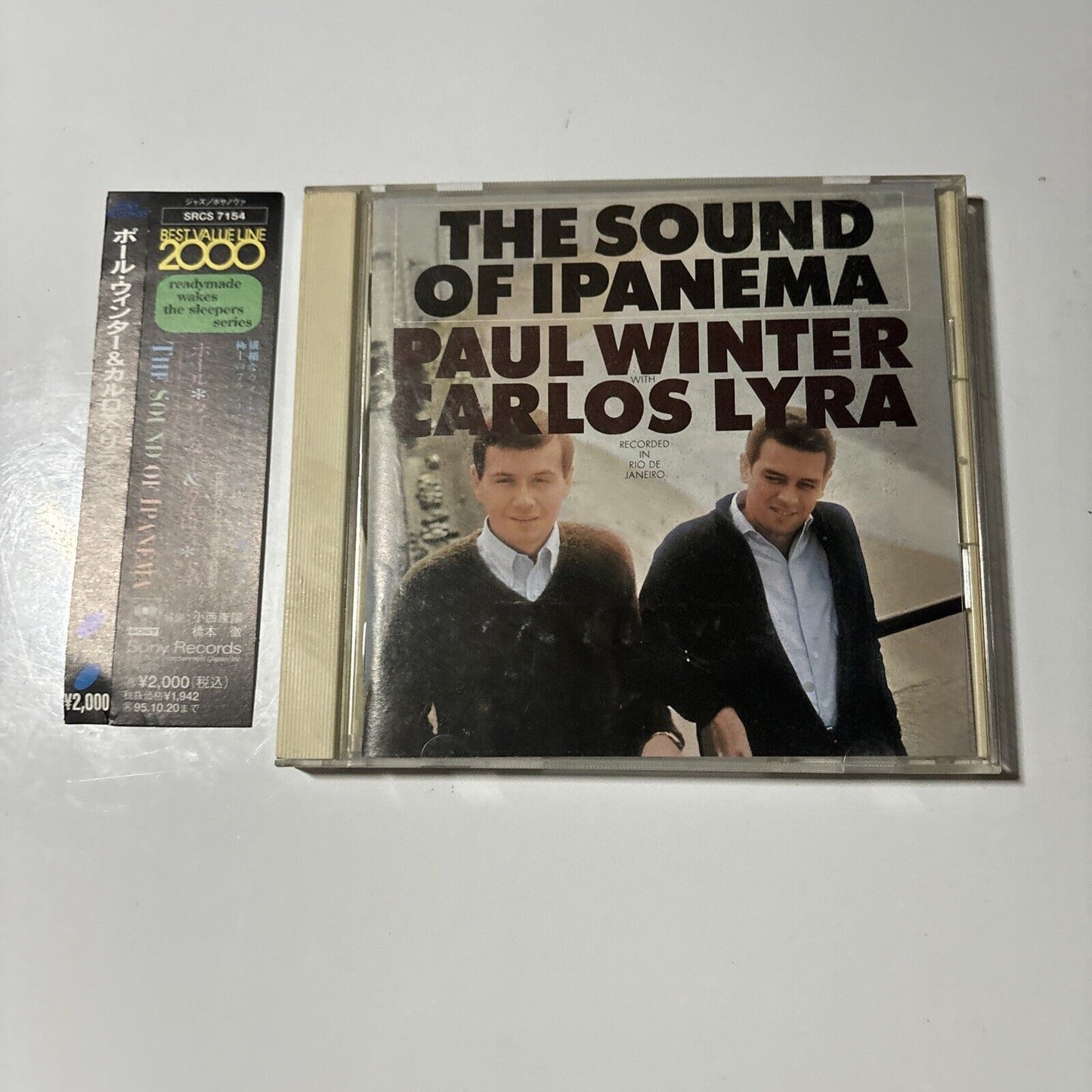 Paul Winter With Carlos Lyra - The Sound Of Ipanema (CD, 1993) Japan SRCs-7154
