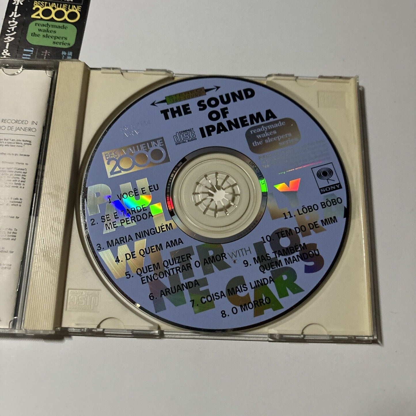 Paul Winter With Carlos Lyra - The Sound Of Ipanema (CD, 1993) Japan SRCs-7154