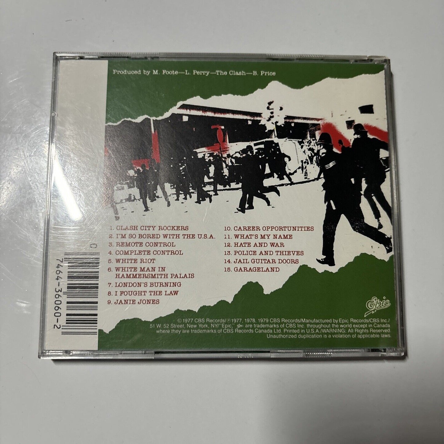 The Clash - The Clash  (CD, 1977)  EK 36060