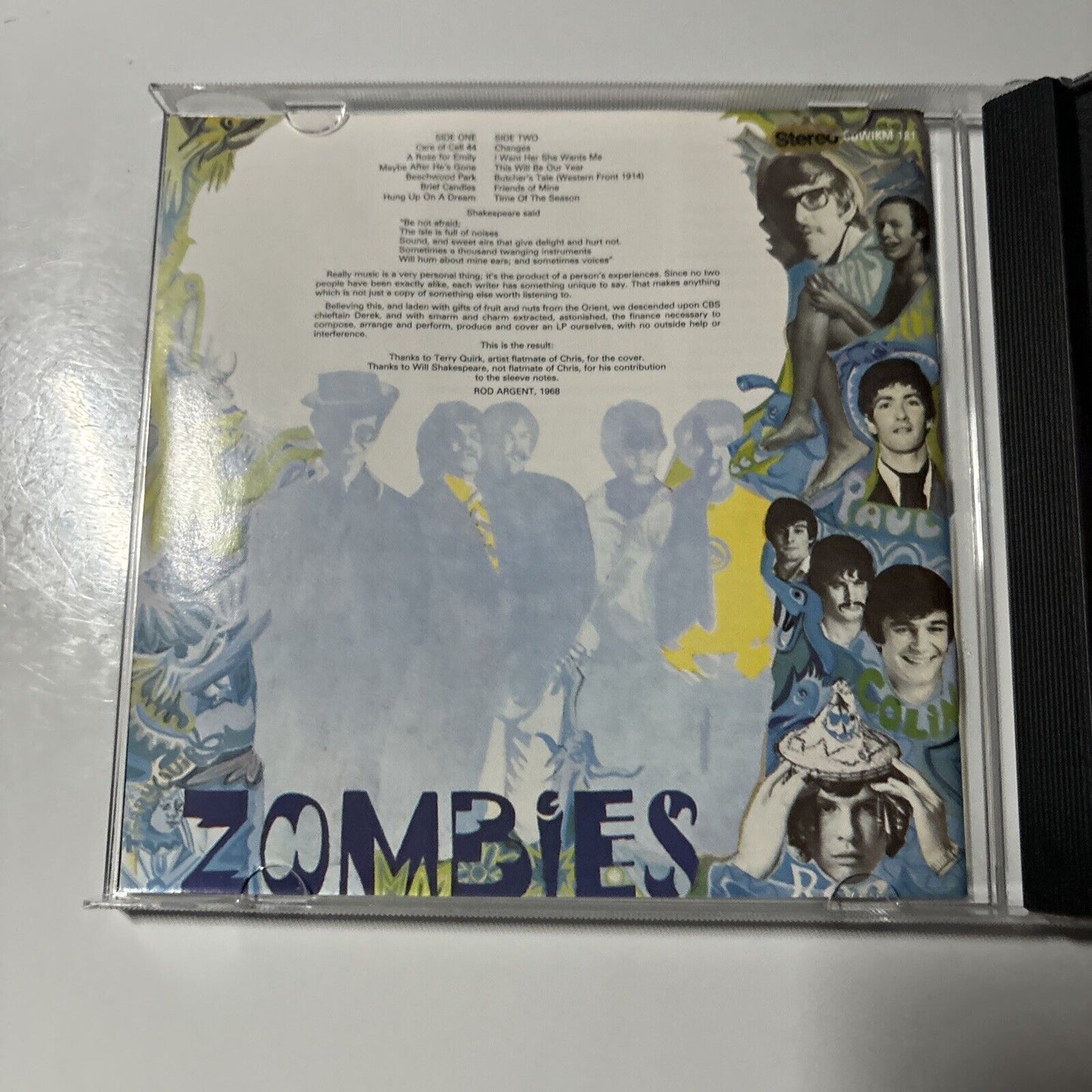 The Zombies - Odessey & Oracle (CD, 2000) UK Big Beat Records CDWIKD 181