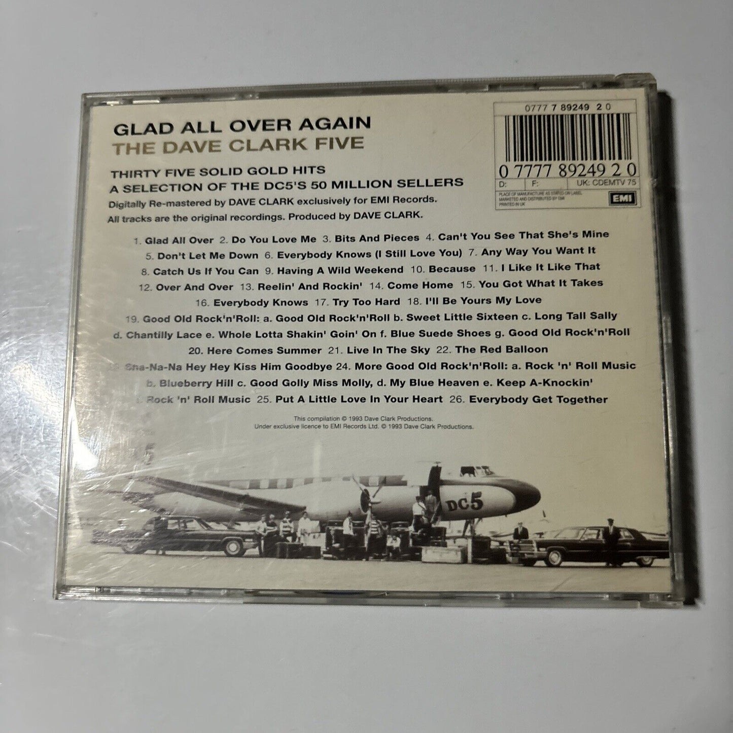 The Dave Clark Five - Glad All Over Again (CD, 1993)  EMI 489544