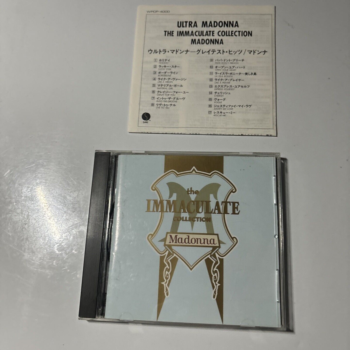 Madonna - The Immaculate Collection (CD, 1990) Japan & Sire