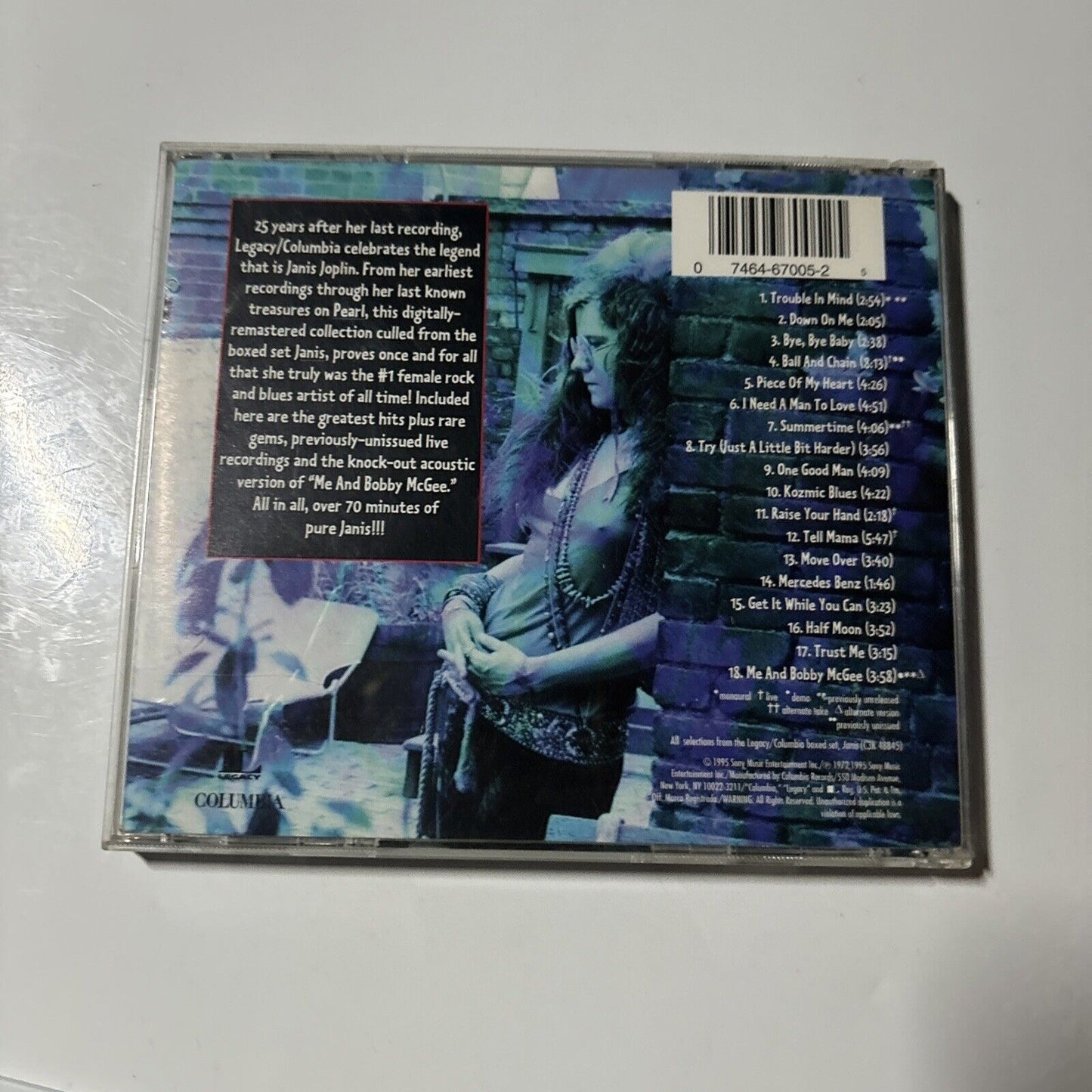 Janis Joplin - Legacy (CD, 1995) CK 67005