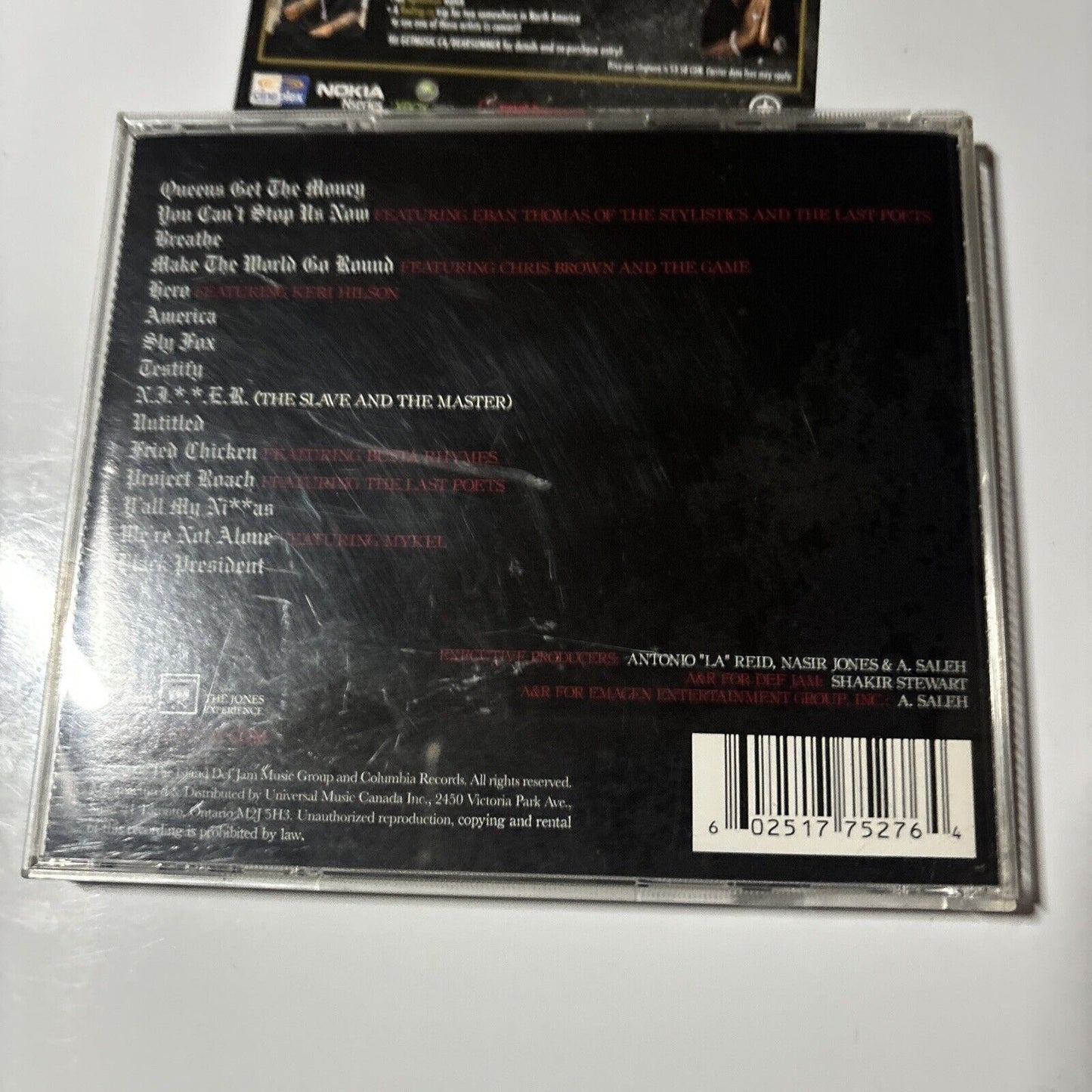 Nas - Untitled (CD, 2008) USA B0011505-02