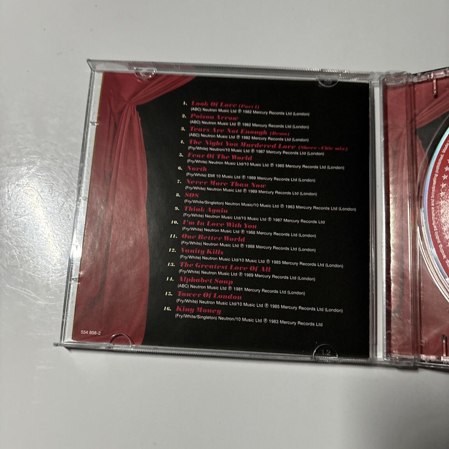 ABC - Poison Arrow (CD, 1999) Spectrum Music 554 858-2