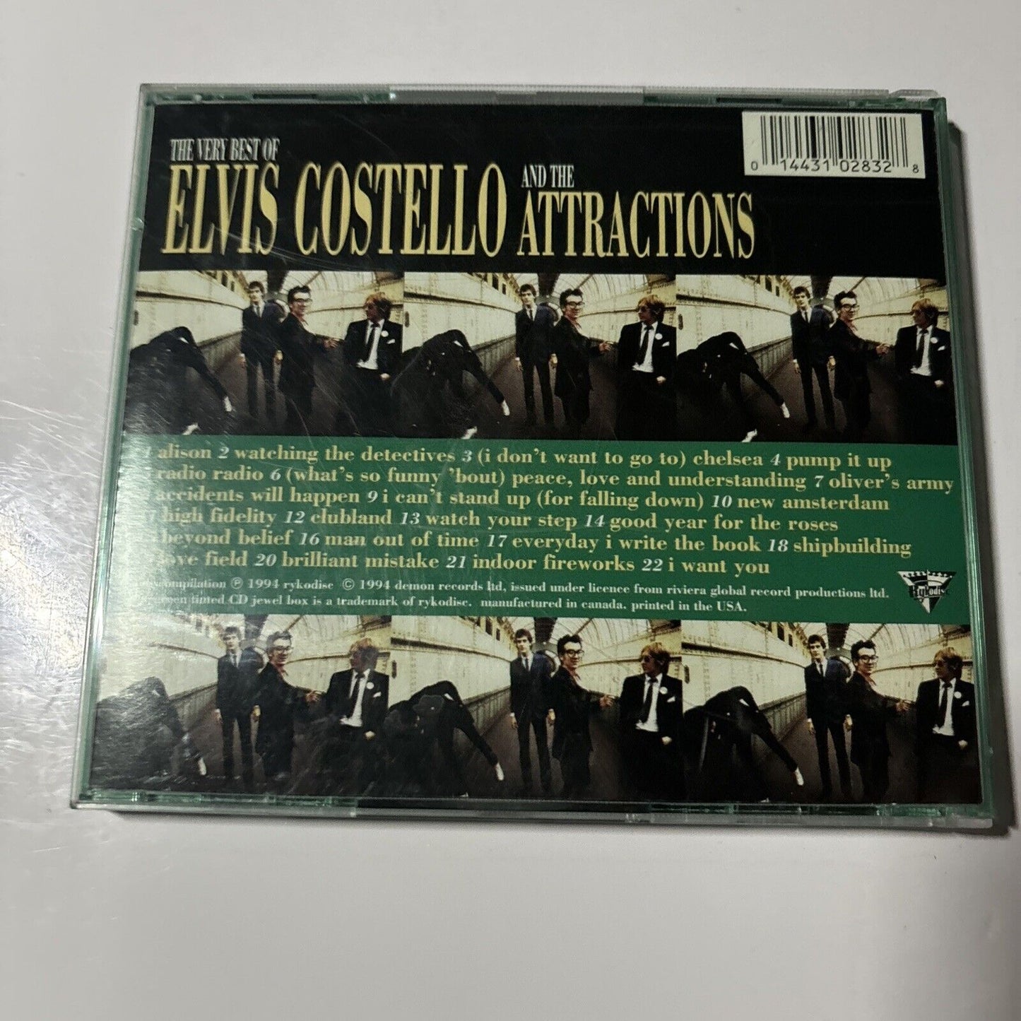 The Very Best Of Elvis Costello And The Attractions (CD, 1995) RCD-402