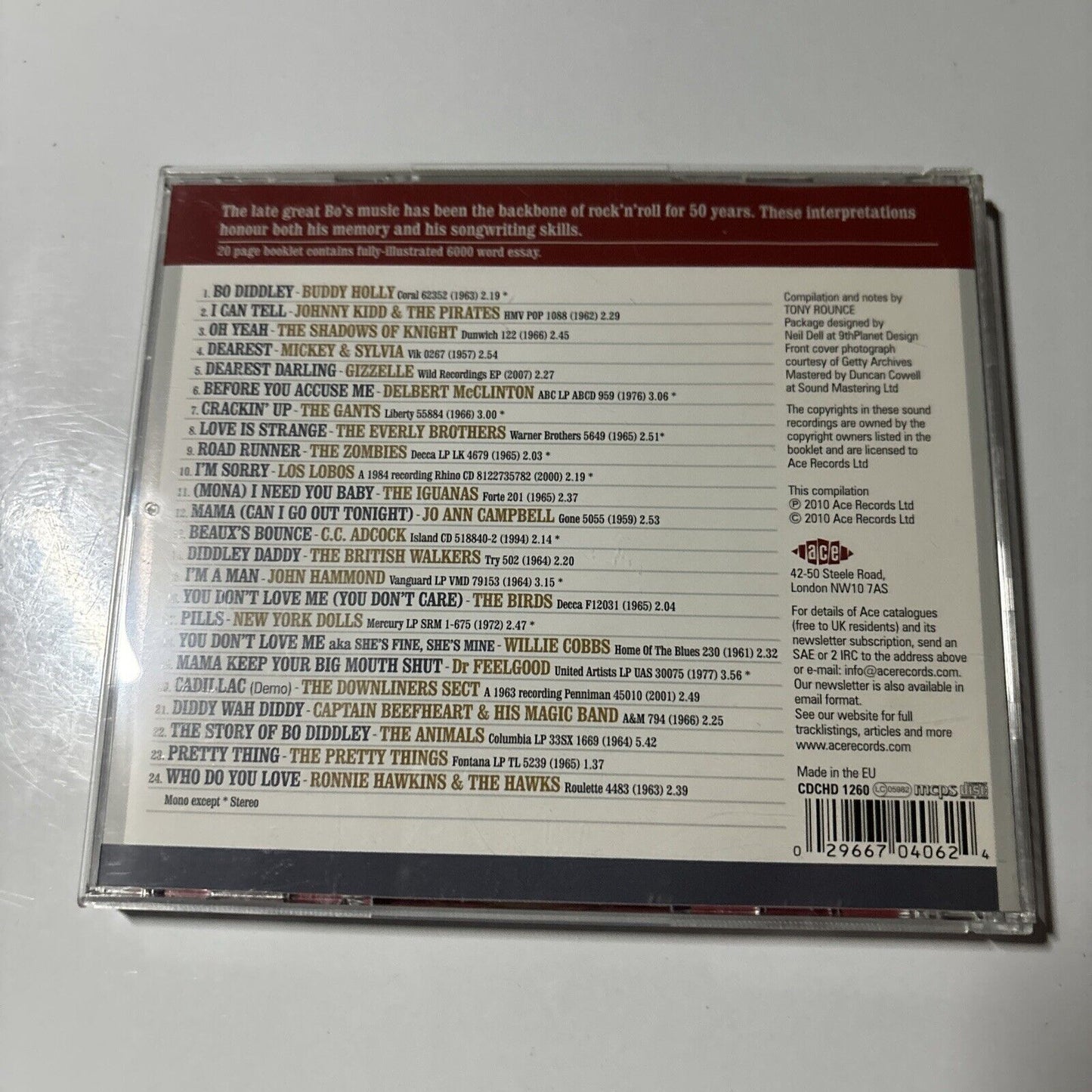 Bo Diddley - Bo Diddley Is A Songwriter (CD, 2010) UK CDCHD 1260