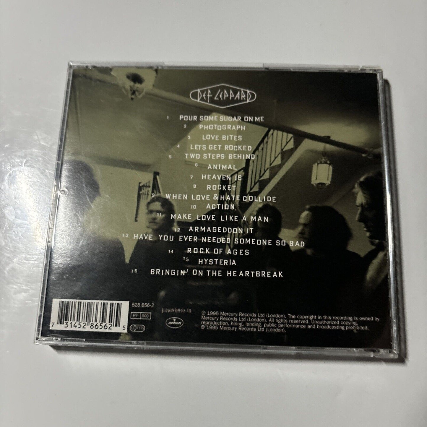 Def Leppard - Vault (Def Leppard Greatest Hits 1980-1995) (CD, 1995)  528 616-2