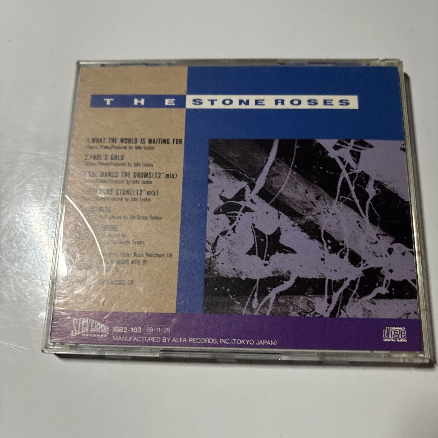 The Stone Roses - What The World Is Waiting For (CD, 1989) Japan 18b2-103