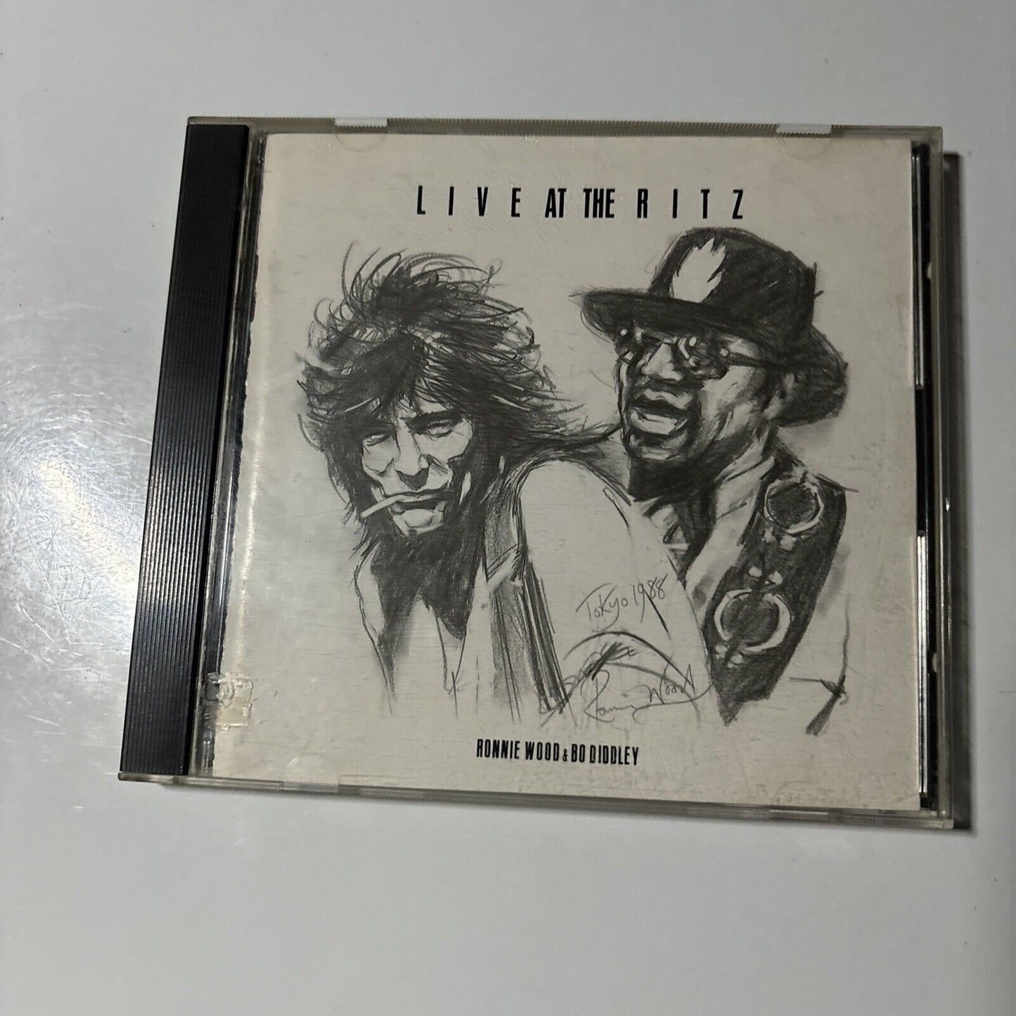 Ronnie Wood & Bo Diddley - Live At The Ritz (CD, 1988) Japan VDP-1329