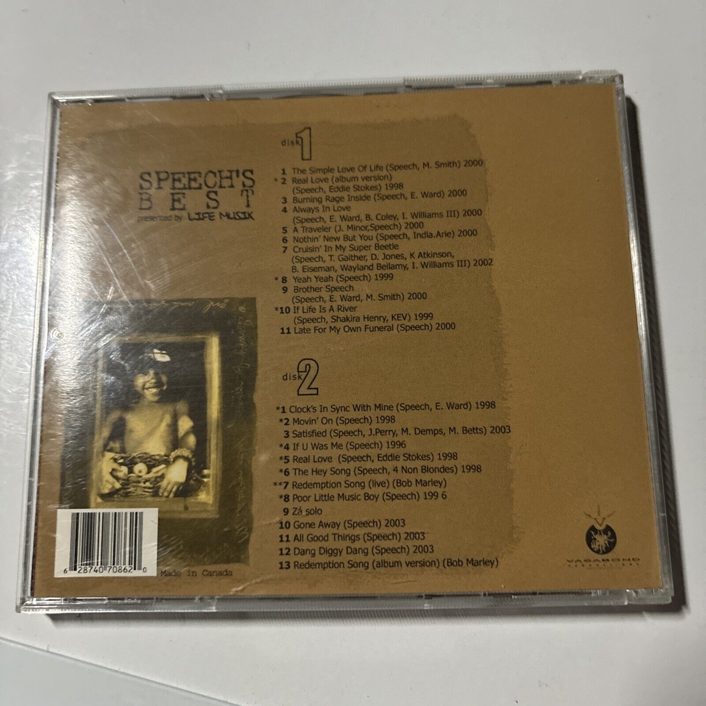 Speech - Speech's Best (CD, 2003)  VP-001