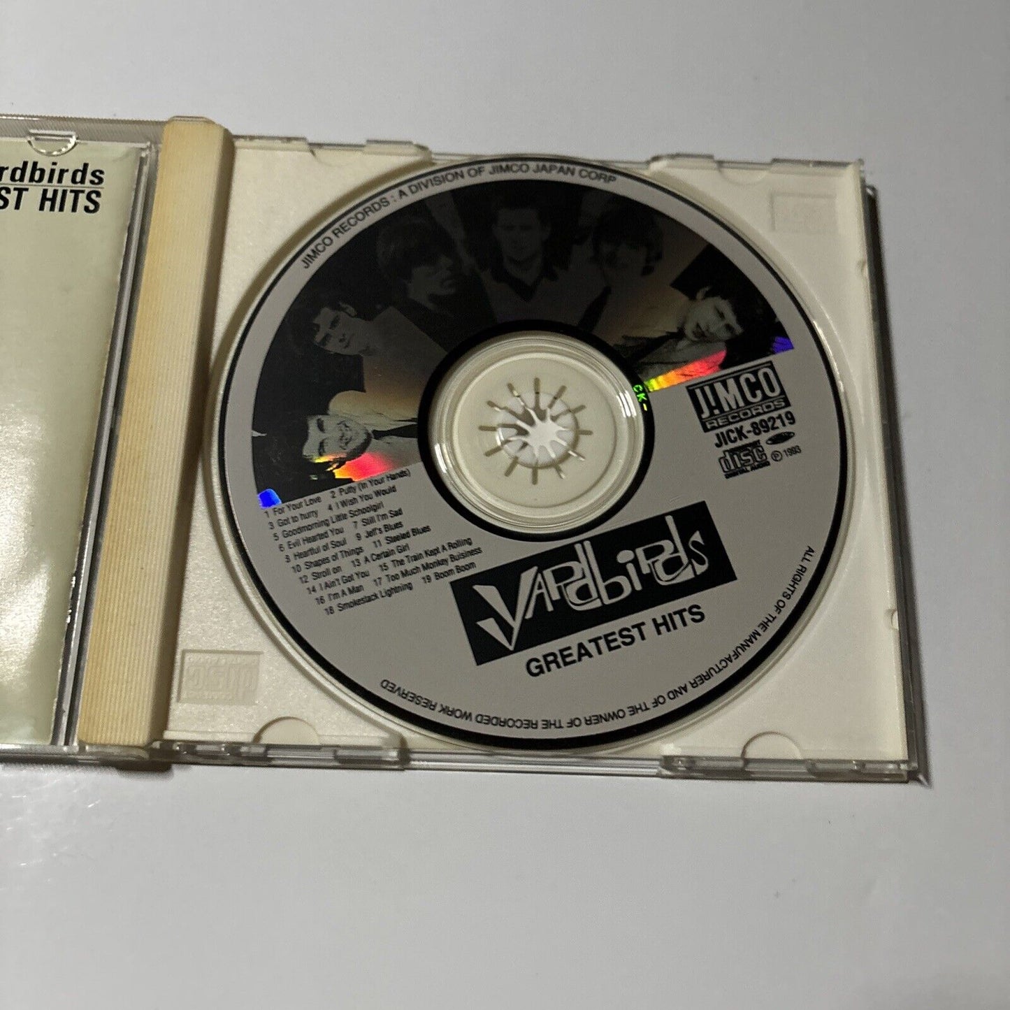 The Yardbirds - Greatest Hits (CD, 1993) Japan JICK-89219