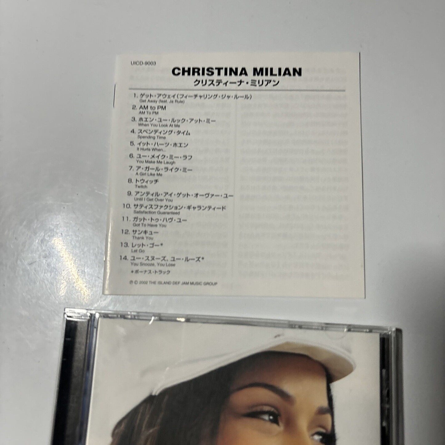 Christina Milian - Christina Milian (CD, 2006) Japan UICD-9003