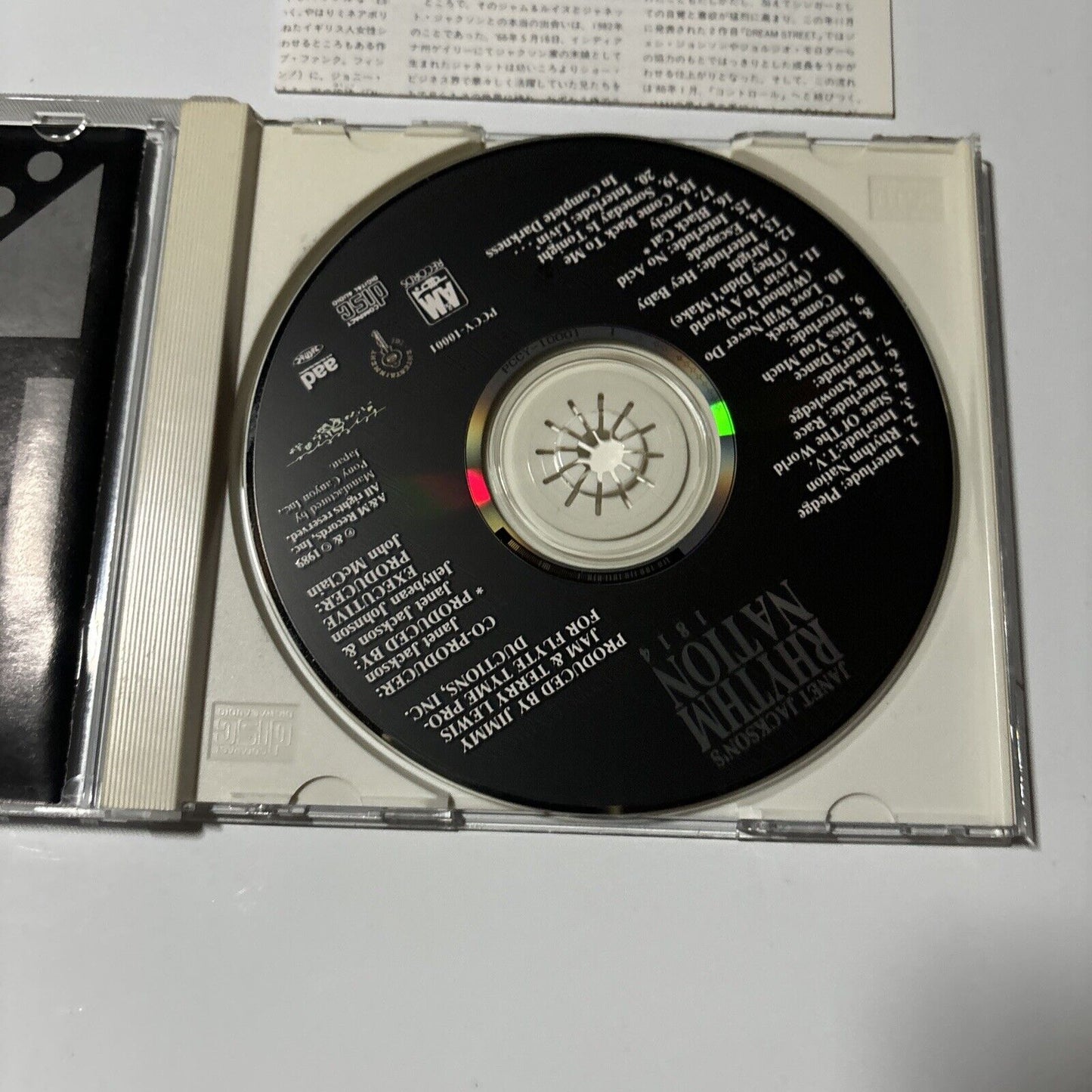 Janet Jackson - Rhythm Nation 1814 (CD, 1989) Japan pccy-10001