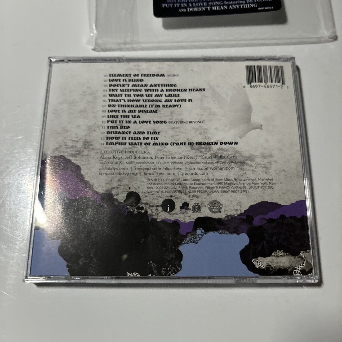 Alicia Keys - The Element Of Freedom (CD, 2009) USA J Records