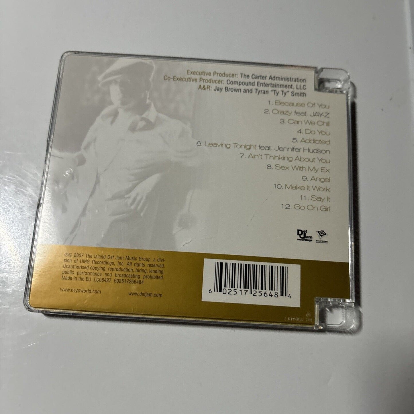 Ne-Yo - Because Of You (CD, 2007) USA Def Jam Recordings