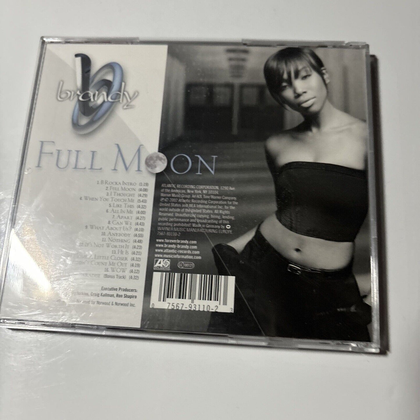 Brandy - Full Moon (CD, 2002) USA Atlantic 443300