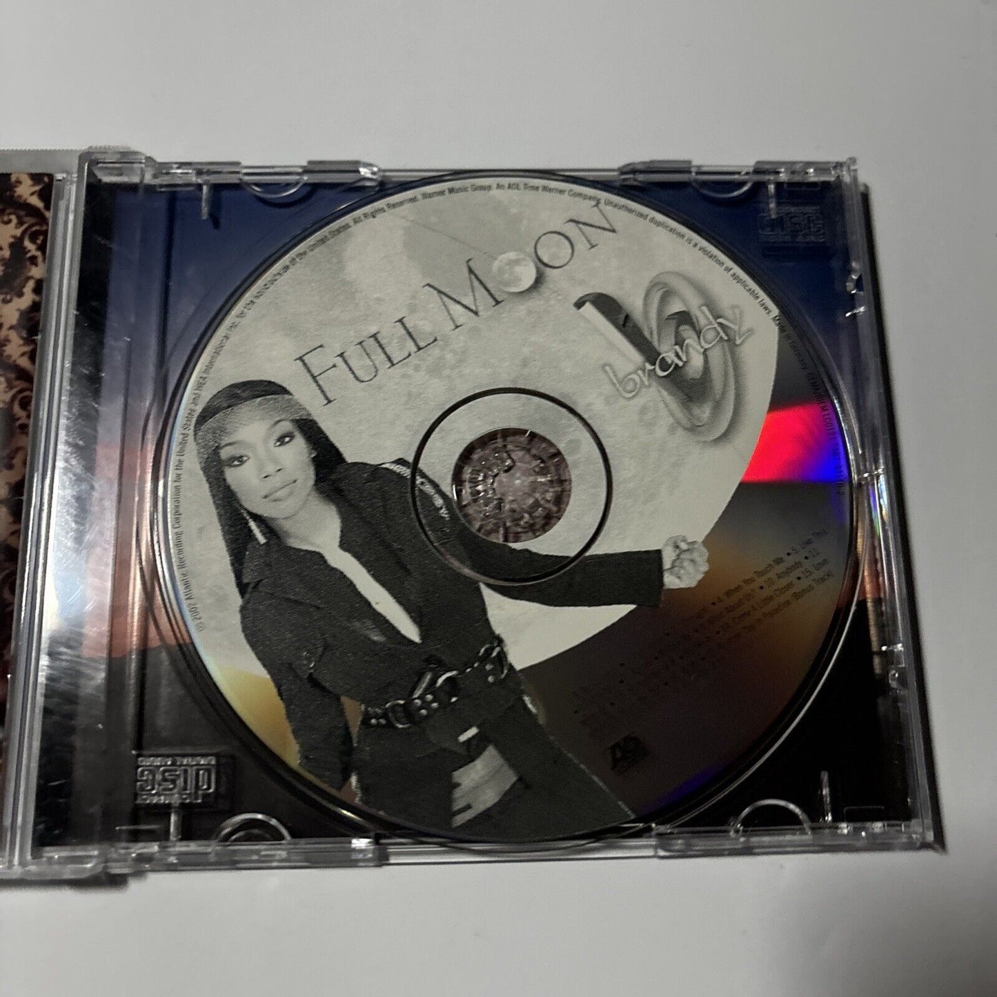 Brandy - Full Moon (CD, 2002) USA Atlantic 443300