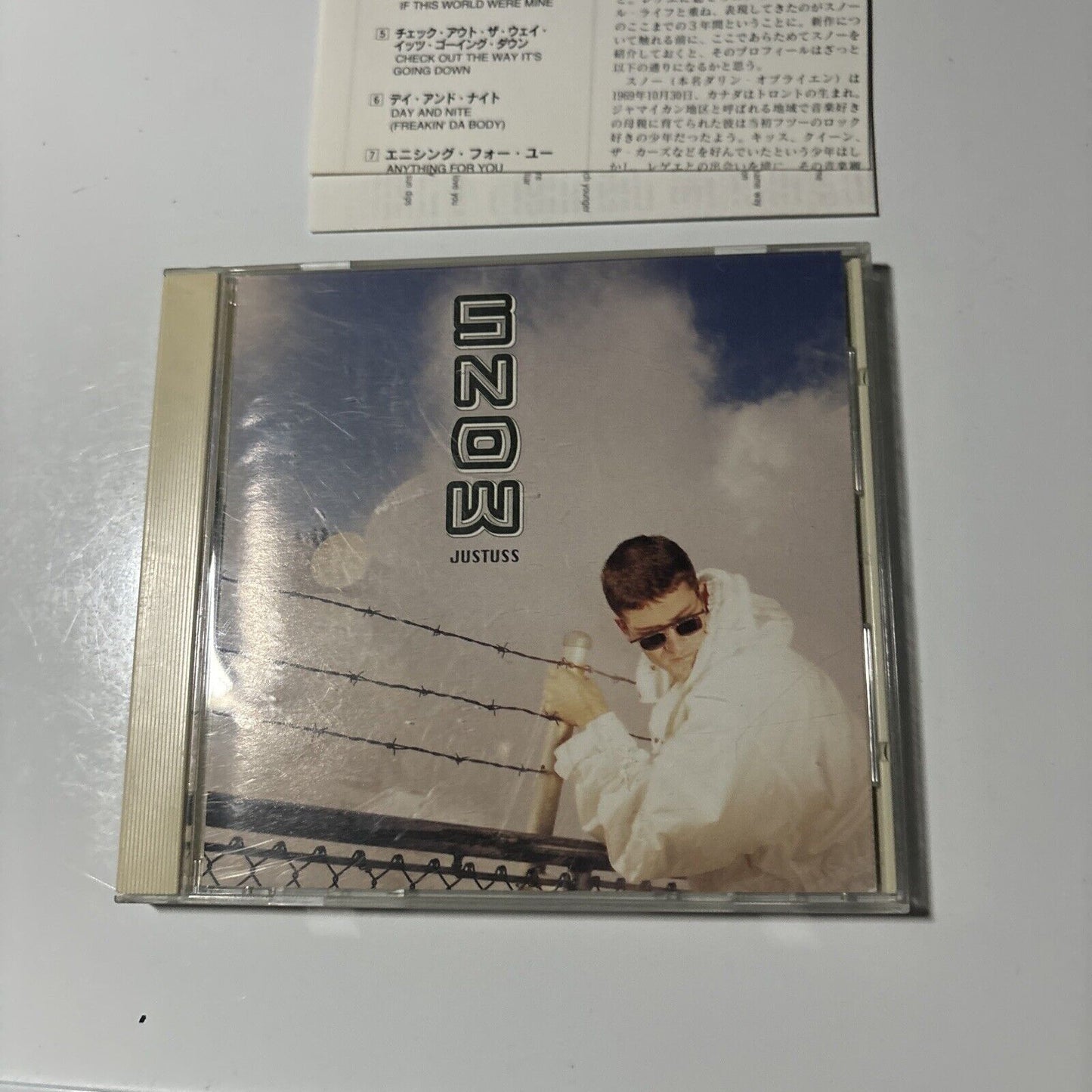 Snow - Justuss (CD, 1997) Japan amcy-2010 Motor Jam Records