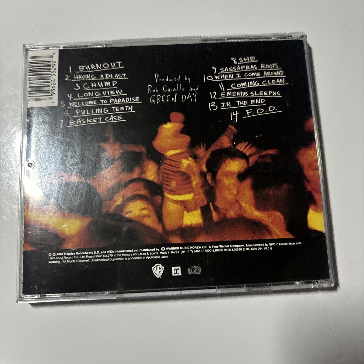 Green Day - Dookie (CD, 1994) USA Reprise Records 367129