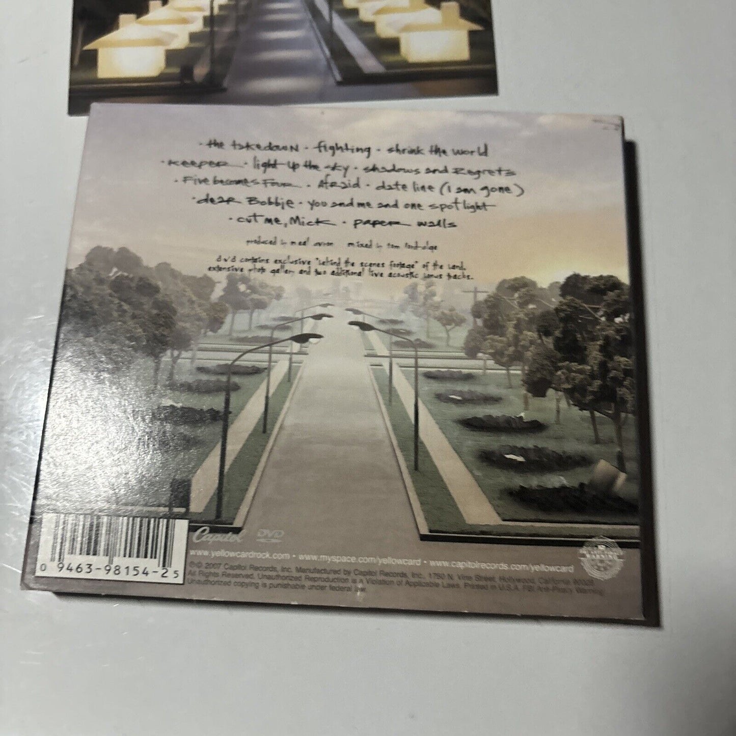 Yellowcard - Paper Walls (CD + DVD, 2007) Capitol Records 4530662