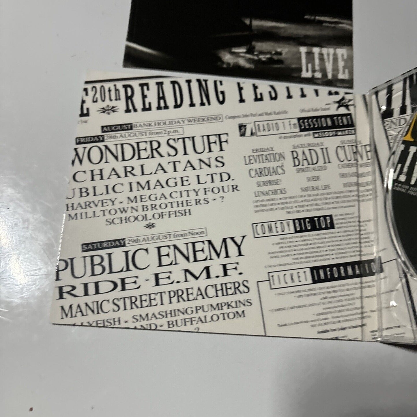 Nirvana - Live At Reading (CD, 2009) DGC 2679064