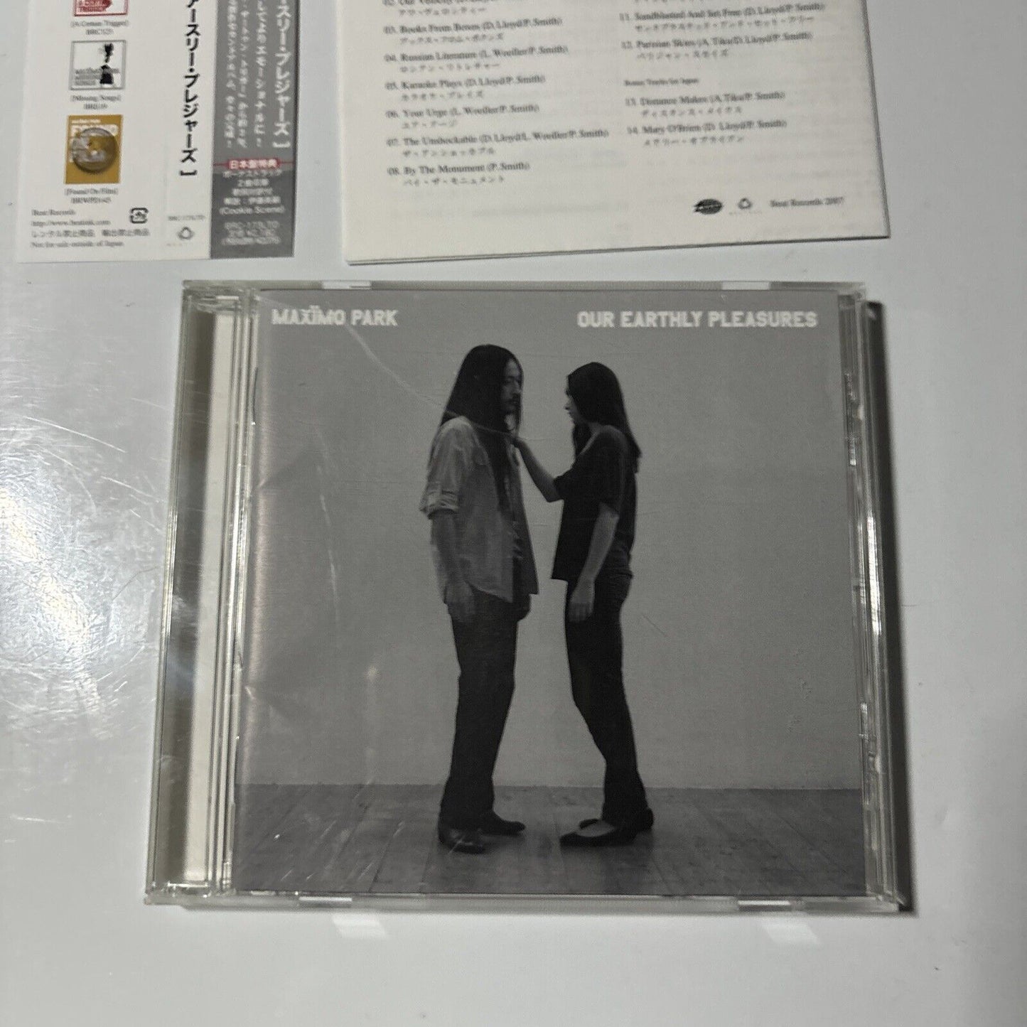 Maxïmo Park - Our Earthly Pleasures [Bonus Japan Track] (CD 2007) BRC-173LTD Obi