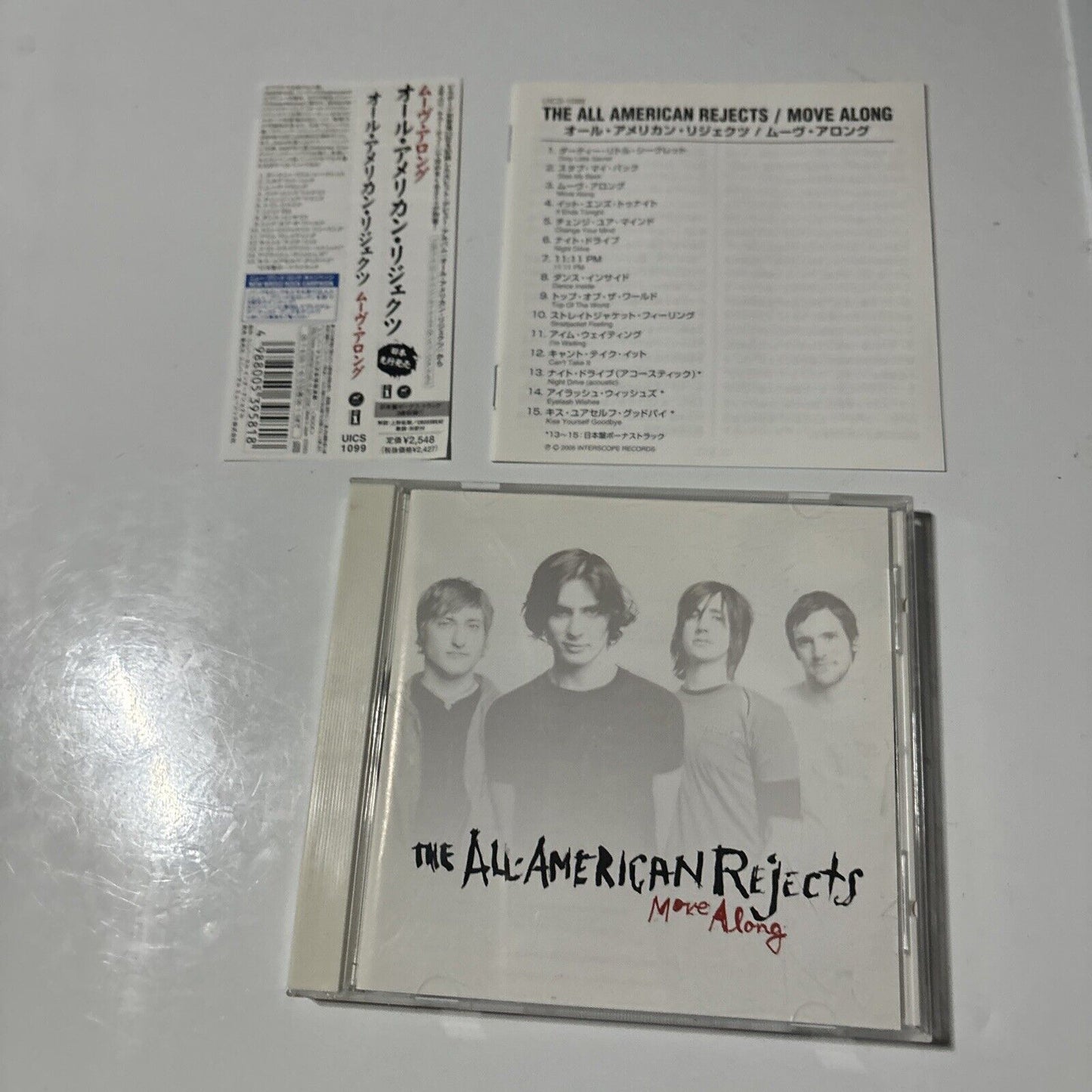 The All-American Rejects - Move Along (CD, 2005) Japan UICS-1099 Obi