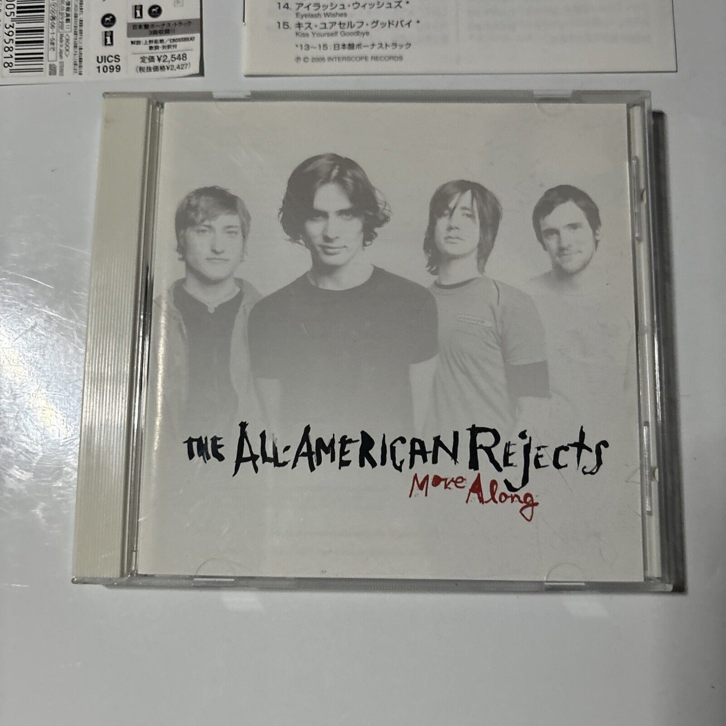 The All-American Rejects - Move Along (CD, 2005) Japan UICS-1099 Obi