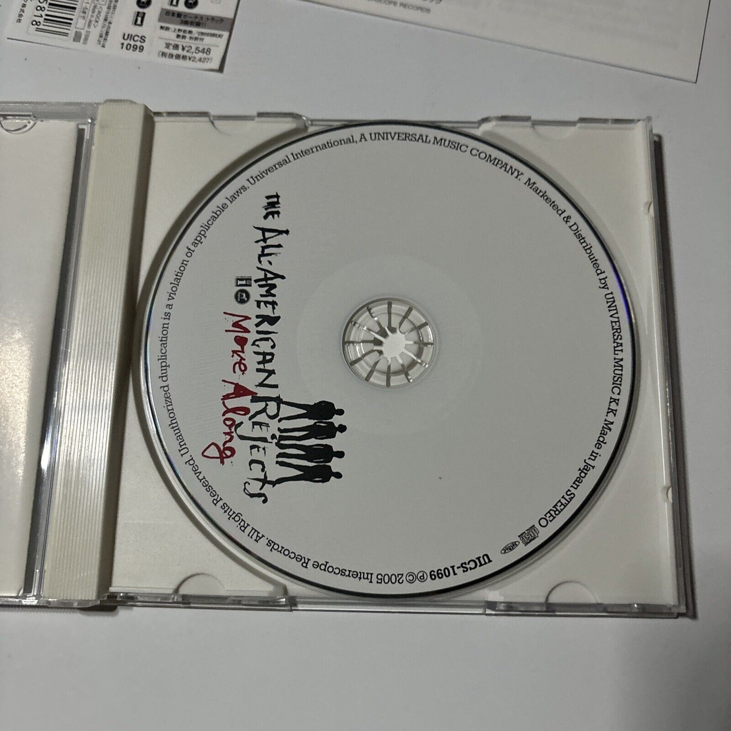 The All-American Rejects - Move Along (CD, 2005) Japan UICS-1099 Obi