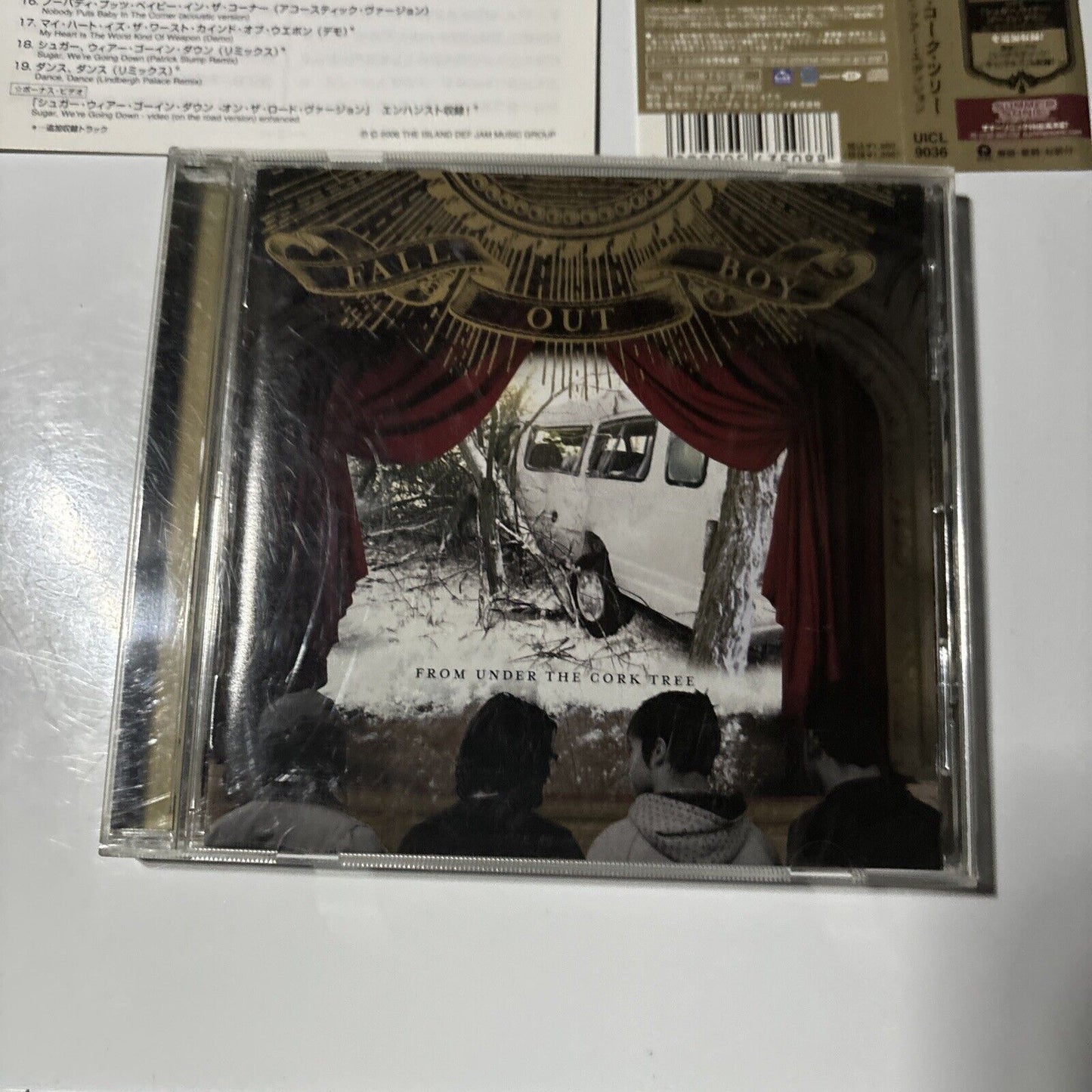 Fall Out Boy - From Under The Cork Tree (CD, 2006) Japan uicl-9036 Obi
