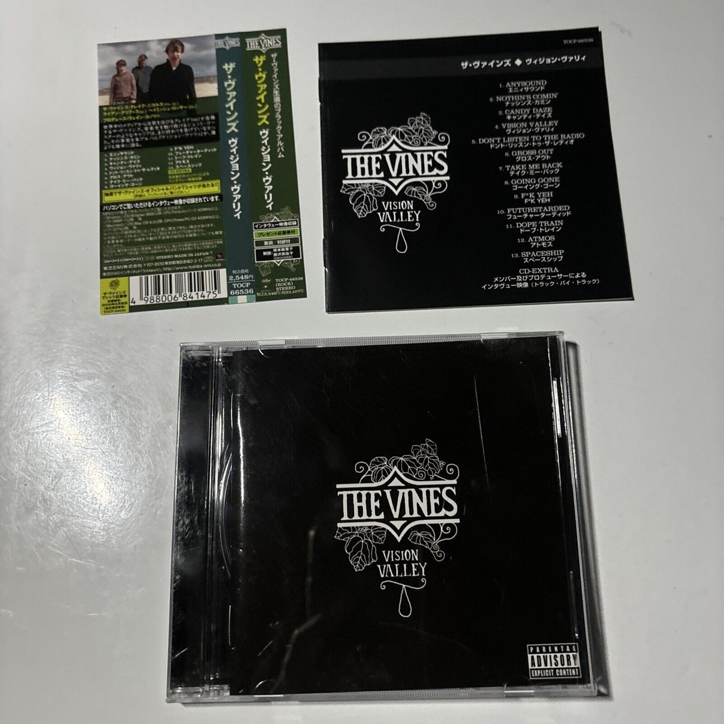 The Vines - Vision Valley (CD, 2006) Japan TOCP-66536 Capitol Records Obi