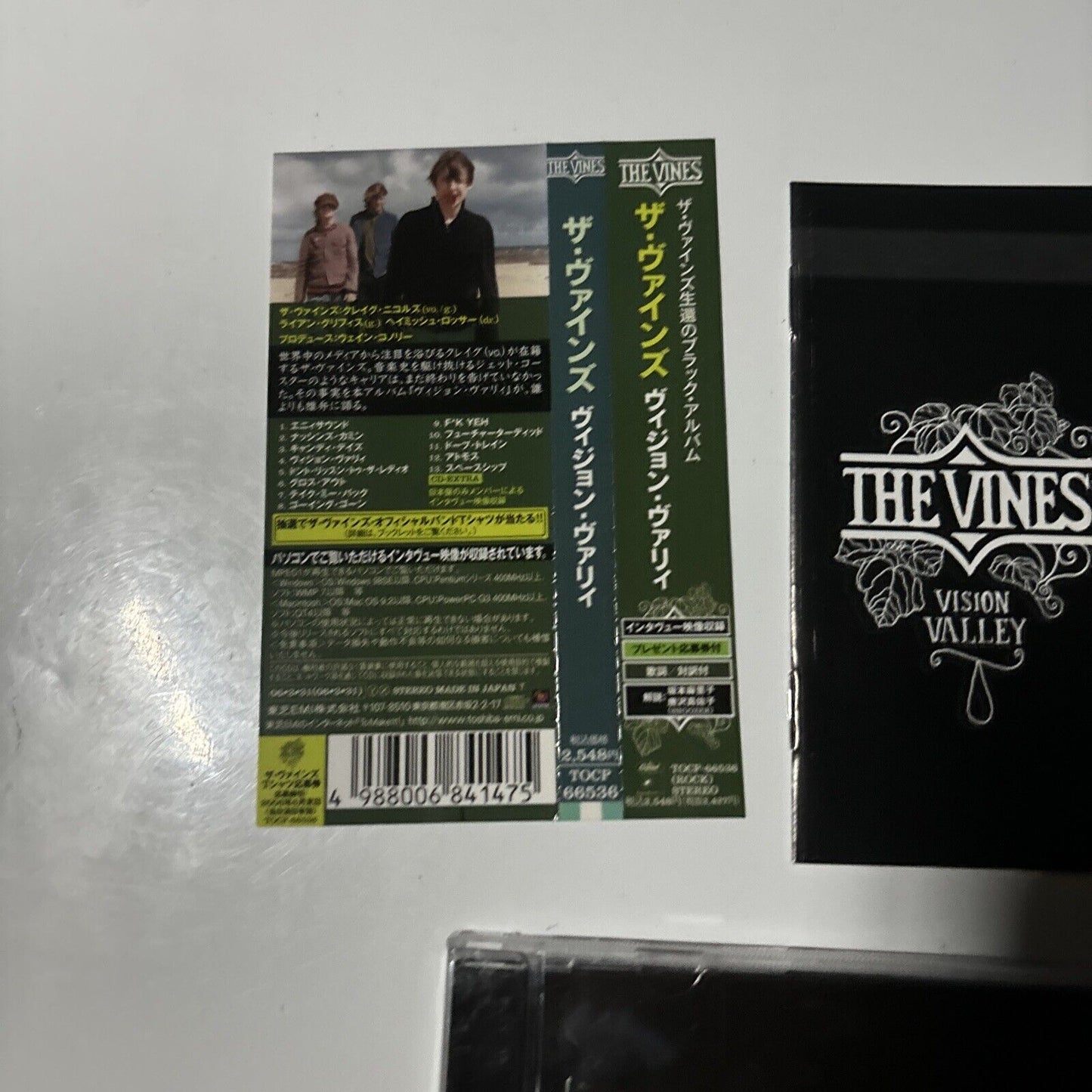 The Vines - Vision Valley (CD, 2006) Japan TOCP-66536 Capitol Records Obi
