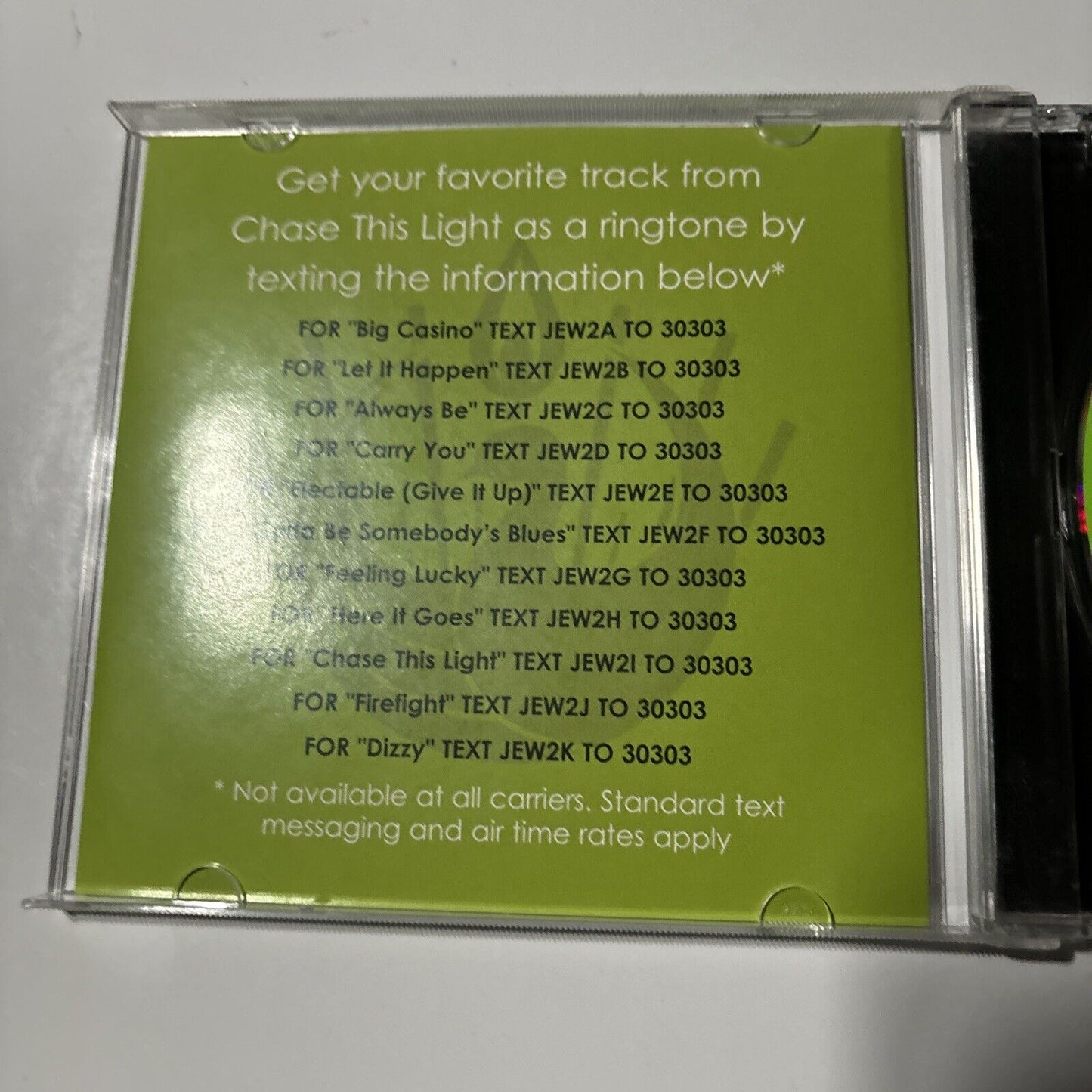 Jimmy Eat World - Chase This Light (CD, 2007) B0009924-02