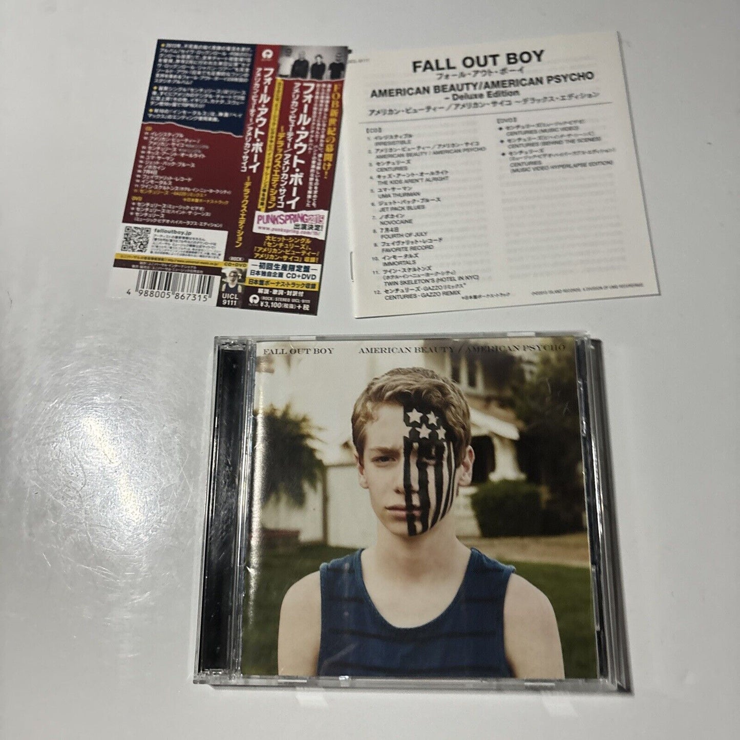 Fall Out Boy - American Beauty / American Psycho (CD DVD, 2015) Japan UICL-9111