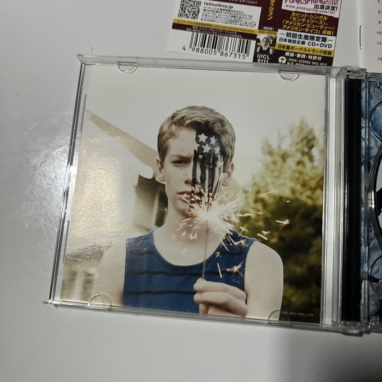 Fall Out Boy - American Beauty / American Psycho (CD DVD, 2015) Japan UICL-9111