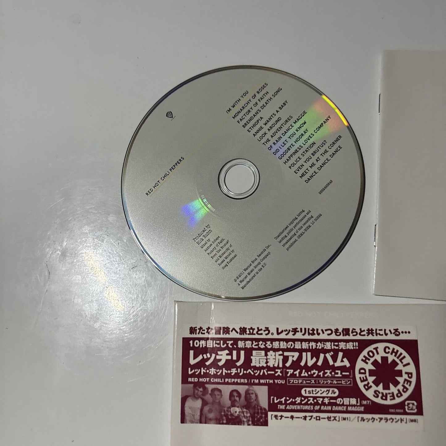 Red Hot Chili Peppers - I'm With You (CD, 2011) Warner Bros. Records