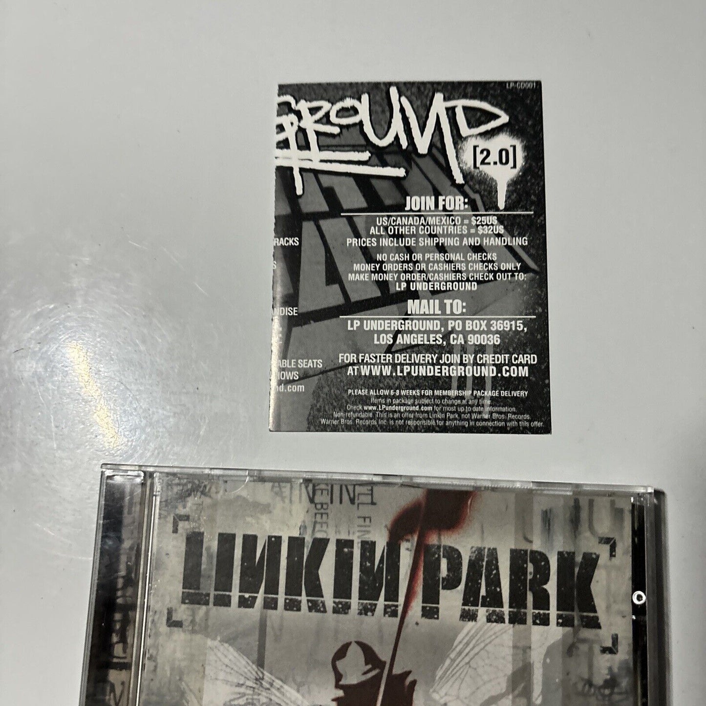 Linkin Park - Hybrid Theory (CD, 2020) Warner Records