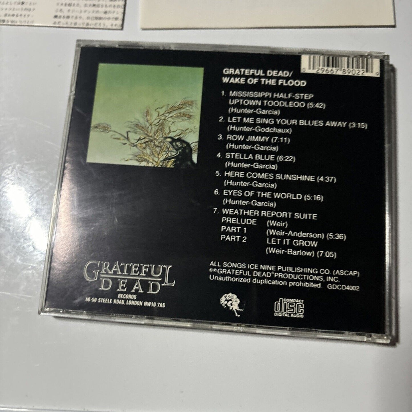 Grateful Dead - Wake Of The Flood (CD, 1973) GDCD4002